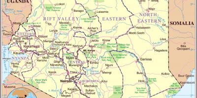 Кенија мапа на патот за напред детални