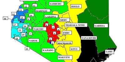 Карта на kisumu Кенија